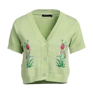 🌿💕🌿OBEY Poppy Cropped Cardigan XS (roomy enough for many S)🌿💕🌿